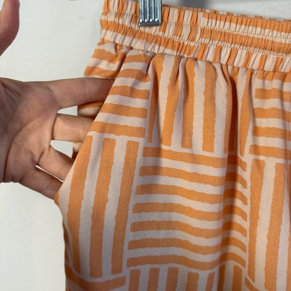 Bailey Rose Rayon Blend Orange Patterned Wide Leg… - image 5